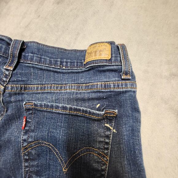 Levi's 512 Jeans Womens 12 Blue Boot Cut Perfectly Slimming Stretch Medium Wash - Picture 11 of 12